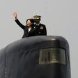 Taiwan's president Tsai Ing-wen launches a submarine-building project in Kaohsiung, March 21, 2017