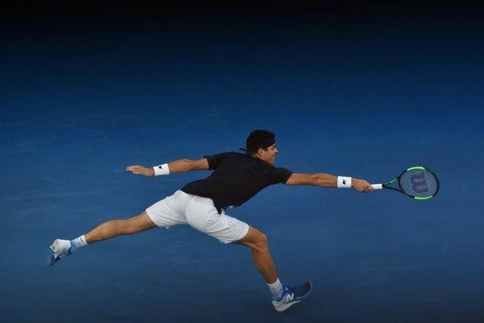 Milos Raonic is through to the semi-finals at the Delray Beach Open at his debut at the tournament