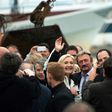 French far-right presidential candidate Marine Le Pen took a trip on a fishing boat seeking to portray herself as the protector of small businesses