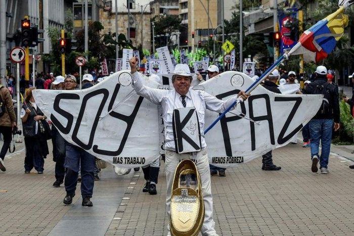 May Day celebrations in Bogota