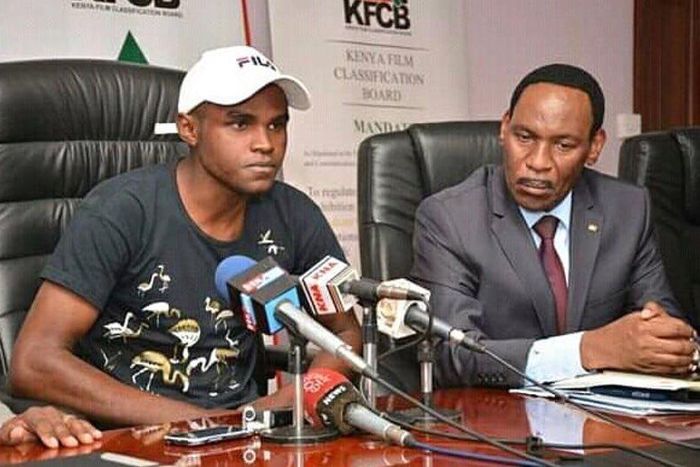 Takataka hitmaker Alvindo meets Ezekiel Mutua