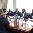 NTSA boss Francis Mejja during meeting with Interior CS Fred Matiang'i (Twitter)