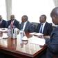 NTSA boss Francis Mejja during meeting with Interior CS Fred Matiang'i (Twitter)