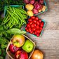 Vegetables and  fruits help keep the body functioning well