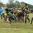 Rugby Players in Action