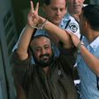 Marwan Barghouti, pictured during his 2003 trial, has called for a widespread hunger strike for Palestinians in Israeli jails