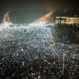Weeks of protest against the Romanian government's efforts to water down anti-corruption laws culminated in a massive crowds nationwide on February 5 of about a half million lights of their mobile phones as they protest against the Romanian government'...