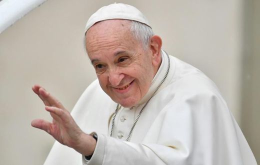 Pope Francis (pictured April 10, 2019) hopes that "hostilities will finally cease" and the "armistice will be respected" in South Sudan