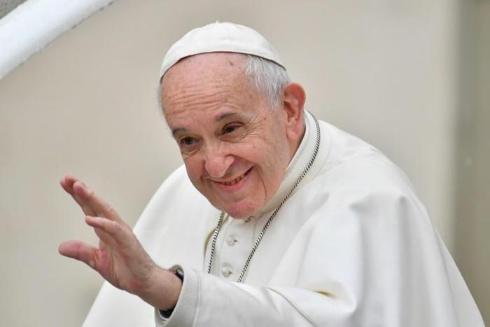 Pope Francis (pictured April 10, 2019) hopes that "hostilities will finally cease" and the "armistice will be respected" in South Sudan
