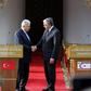 Turkish Prime Minister Binali Yildirim visits north Nicosia as talks to reunify the island of Cyprus stall