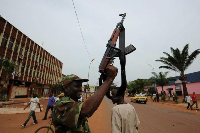 The conflict between the Muslim-majority Seleka movement (pictured in 2013) and anti-Balaka Christian militias in Central Africa has killed thousands and caused massive population displacement
