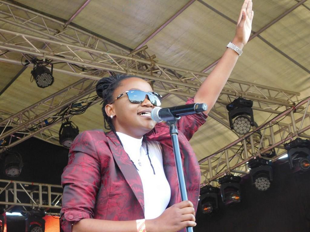 Fena Gitu performing at Koroga Festival (Image by Capital FM Kenya)