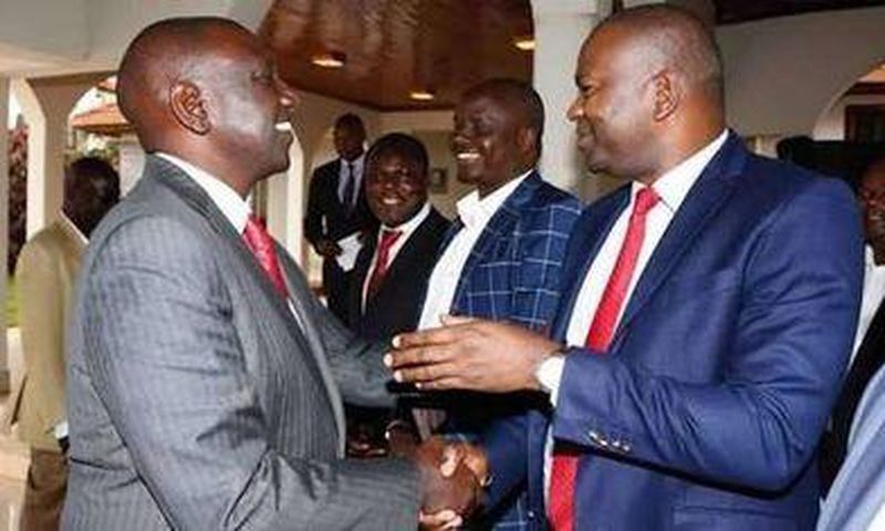 DP William Ruto with former Sports CS Rashid Echesa