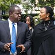CS Amina Mohamed with CS Fred Matiangi