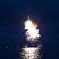 North Korea test-fires a strategic submarine-launched ballistic missile at an undisclosed location in August 2016, in this official government media photo