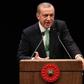 Turkish President Recep Tayyip Erdogan delivers a speech during the Living Human Treasures award ceremony at the Bestepe National Congress and Culture Centre in Ankara on November 3, 2016