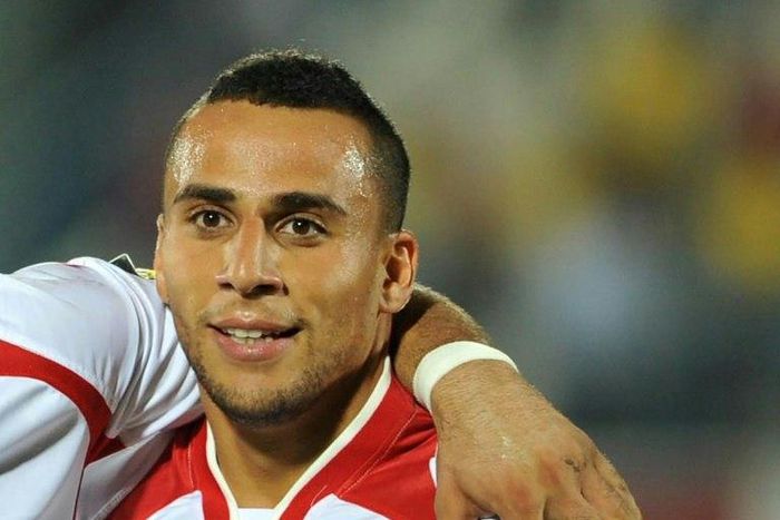 Tunisian player Anis Ben Hatira is seen during a World Cup 2018 qualifying football match against Guinea on October 9, 2016 Ben Jannet Olympic Stadium in Monastir