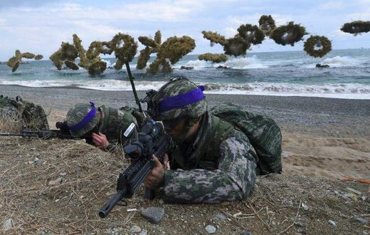 As North Korea drives towards creating a nuclear-tipped missile capable of hitting mainland America, joint US-South Korea military exercises are an annual source of tension