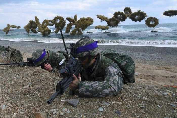 As North Korea drives towards creating a nuclear-tipped missile capable of hitting mainland America, joint US-South Korea military exercises are an annual source of tension