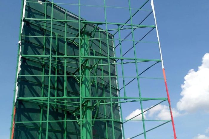 Photo shared by Moses Kuria after his billboard was mysteriously taken down in Murang'a (Facebook)