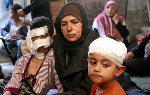 A suicide blast that tore through buses evacuating families from northern Syria killed dozens, including at least 68 children, and wounded hundreds