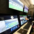 A technician checks the video arbitration system that will be used during the friendly football match France vs Spain on March 28, 2017 at the Stade de France stadium in Saint-Denis, north of Paris