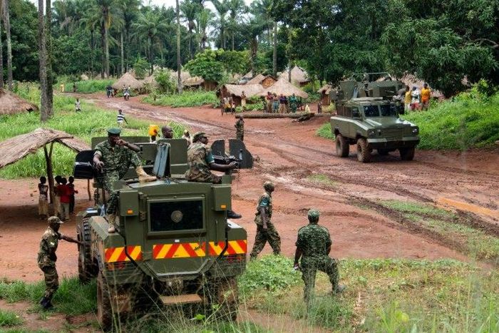 Ugandan troops have been operating in strife-torn eastern Central African Republic since 2009 searching for Lord's Resistance Army fighters terrorising the area