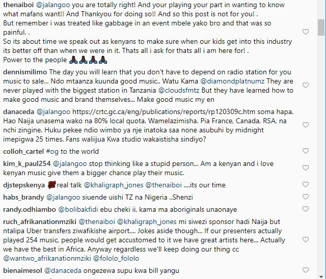 Reactions on Khaligraph Jones statement