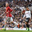 Manchester United striker Wayne Rooney runs back after scoring a goal during the English Premier League match against Tottenham Hotspur at White Hart Lane in London, on May 14, 2017