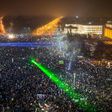 Up to 300,000 people were estimated to have gathered on Sunday in Bucharest's Victory Square, and a half million nationwide, in protest against the government's failed effort to water down corruption laws