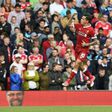 Liverpool's midfielder Philippe Coutinho celebrates scoring his team's second goal against Middlesbrough on May 21, 2017