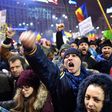 Protesters have taken to the streets in Romania for six straight nights over the government's contentious corruption legislation