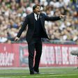 Chelsea's head coach Antonio Conte gestures during the FA Cup semi-final football match against Tottenham Hotspur April 22, 2017