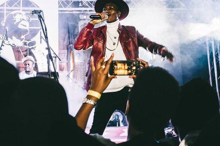 Octopizzo performing in recent concert