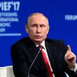 Russian President Vladimir Putin gives a speech at the St. Petersburg International Economic Forum on June 2, 2017
