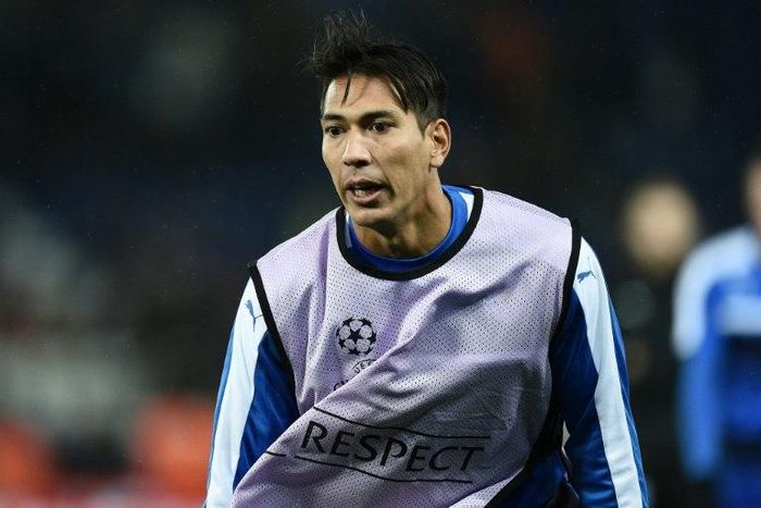 Leonardo Ulloa, pictured in 2016, said he was threatening strike action because Leicester manager Claudio Ranieri had reneged on a promise he could leave if the Midlands club received an offer of £4-5 million for him