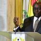 Ghanaian President Nana Akufo-Addo, pictured on May 5, 2017, vowed that the killers of Captain Maxwell Mahama would be brought before justice