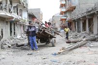 Demolished rental houses in Nyamavilla Estate Kayole, Nairobi.