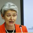 Director-General of the UN Educational, Scientific and Cultural Organization (UNESCO), Irina Bokova speaks during a press conference in New York on September 20, 2016