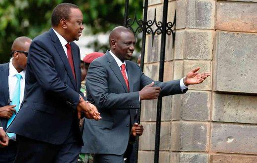File image of DP Ruto with President Kenyatta