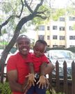 Classic FM presenter Maina Kageni with young boy identified as Nathan Kageni (Instagram)