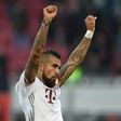 Bayern Munich's Arturo Vidal celebrates after their Bundesliga away win at Ingolstadt on February 11, 2017