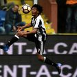 Juventus' forward Juan Cuadrado controls the ball on March 19, 2017 at the Luigi Ferraris stadium in Genova