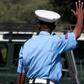 File image of a police officer on duty