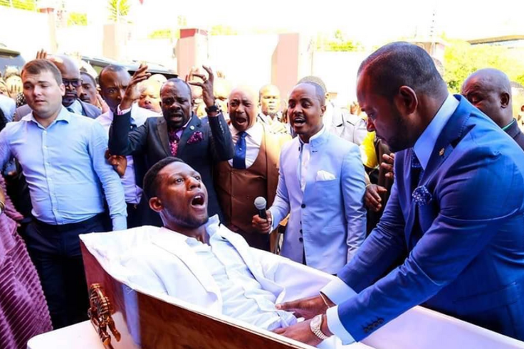 Dead man, 'Elliot' rising from the dead (Courtesy)