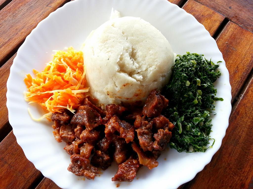 Ugali which is Kenya’s staple food
