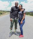 Mutuatuks ad his wife Brenda Mvungi
