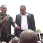 Devolution CS Mwangi Kiunjuri and President Uhuru Kenyatta