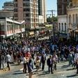 People walk to higher ground during an earthquake and tsunami drill in Valparaiso, a day before a 6.4-magnitude earthquake of "great intensity" struck central Chile on November 4, 2016