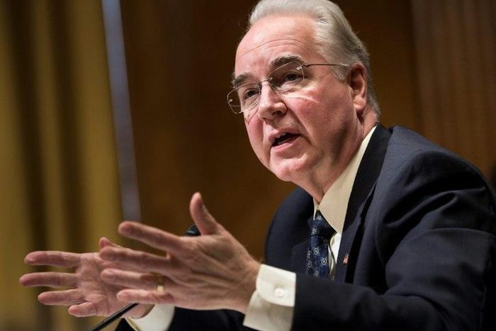 Thomas Price was confirmed as health secretary along party lines, with the US Senate's 52 Republicans voting for and 47 Democrats against